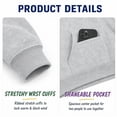 thumbnail image 2 of Lsupdaol Two Person Couples Hoodie Matching Sweatshirts Christmas Gift Grey, 2 of 6
