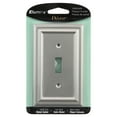 Elumina Continental 1 Toggle Wall Plate, Satin Nickel