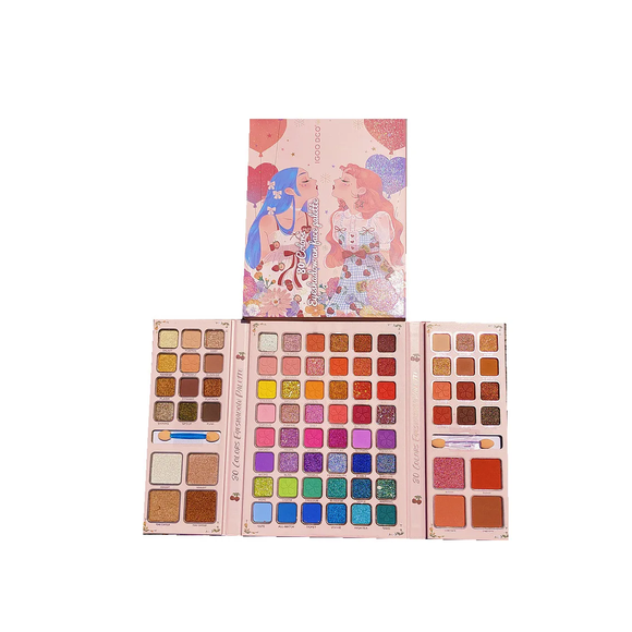 Paleta De Maquillaje De 80 Pcs Maquillaje Sombras Xtellar rosa