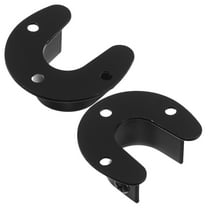 MLINS 2PCS Closet Rod Bracket Heavy Duty Closet Rod Holders Closet Rod Support Stainless Steel Closet Pole Socket for Rods Metal Wardrobe Brackets Rod Holder