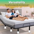 thumbnail image 5 of Kings Brand Furniture - 6 Inch Bed Risers - Furniture Riser for Desk, Sofa, Couch & Table, White, Set of 4, 5 of 7