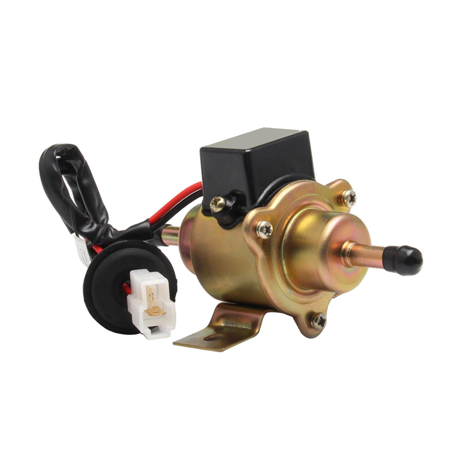 Luzkey Electric Fuel Pump 12585 52031 12v Fit For Mower Tractor Gold 15x9x8cm