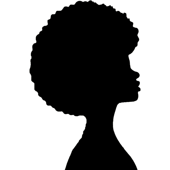 Wet Paint Printing Design 70s Disco Funk Afro Woman Cardboard Stand-Up, Life Size, 72x47 Inches