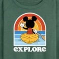 thumbnail image 3 of Mickey & Friends - Mickey Kayak Explore - Women's Lightweight French Terry Long Sleeve Shirt, 3 of 5
