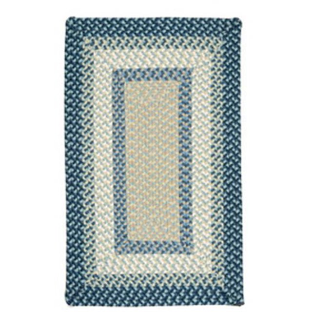 Colonial Mills Rug MG59R024X144R Montego - Blue Burst 2 ft. x 12 ft. Braided Rug