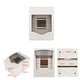 thumbnail image 5 of Bewildely Electrical Distribution Box Mounted Circuit Breaker Protection Lighting MCB Wire Case Power Wear-resistant Wall-mounted Accesorios para electrodomésticos Blanco 138x100x82mm, 5 of 6