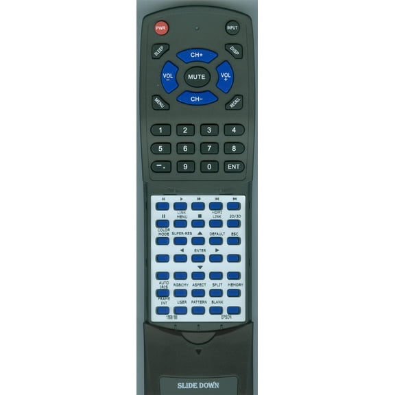 Replacement Remote for Jensen 30702500, HD5313, HD5112