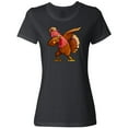 thumbnail image 3 of Inktastic Dabbing Turkey Thanksgiving Women's T-Shirt, 3 of 5
