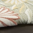 thumbnail image 3 of Nourison Home Aloha 2'8" x 4' Sage Rose Outdoor Rug, 3 of 7