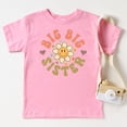 thumbnail image 5 of Big Big Sister Groovy Daisy Shirt for New Baby Pregnancy Reveal Outfit for Baby and Toddler Youth Girls Military Green Shirt 18 Months, 5 of 6