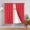 Red, variant on Gorgeous Home Linen 2 Panels Red Solid Color Rod Pocket Foam Lined Window Curtain Drape 37" Width x 63" Length Each Pc