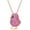 Gold, variant on Women's 2.75CT TGW Created Blue and White Sapphire Sterling Silver Pendant