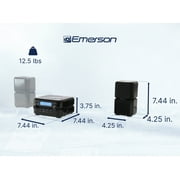 Emerson ES-4001 Bluetooth® CD Microsystem, Black