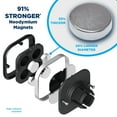 thumbnail image 4 of Tech Armor Universal Magnetic CD Slot Car Mount, One Touch Quick Snap, for iPhone, Galaxy, Google, LG and More - Black, 4 of 8