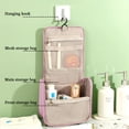 thumbnail image 3 of Zipper Cosmetic Bag Water Resistant Makeup Bag Travel Cosmetic, 3 of 6