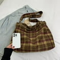 thumbnail image 3 of SPEKSEE Women Plaid Underarm Shoulder Bag for Work Daily Use, 3 of 9