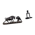 thumbnail image 1 of Escultura Abstracta De Un Pensador De Toro Y Oso De Feng Shui Moderno, Figura Decorativa De Animal Para Escritorio, Armario, Dormitorio, Estantería, Chimenea, Regalo, 1 of 8