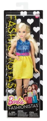 Barbie Fashionistas Doll Chambray Chic, Curvy Body, Caucasian
