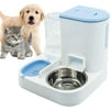 Automatic Cat Food and Water Dispenser Set 2 in 1, All-in-One Gravity Pet Feeder