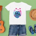 thumbnail image 1 of Children Top Kawaii Printing Disney Summer New Products Black White Tees Harajuku Fashion Outdoor Stitch Pattern T-Shirts Kids3T Gao Jinjia LED, 1 of 2