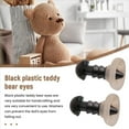 thumbnail image 4 of 100 Piezas de 6 Mm PláStico Negro Arandelas Seguridad para Juguetes Peluche Ojos Marioneta MuñEca, 4 of 5