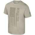 thumbnail image 3 of Men's Colosseum  Oatmeal Michigan State Spartans Operation Hat Trick Dune Flag T-Shirt, 3 of 4