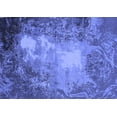 thumbnail image 1 of Ahgly Company Machine Washable Indoor Rectangle Oriental Blue Industrial Area Rugs, 7' x 9', 1 of 4