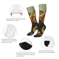 thumbnail image 3 of Fotbe Realistic Style Forest Dinosaur Calcetas Divertidas Estampadas para Hombre y Mujer, Calcetas de Algodón hasta la Rodilla para Caminar, Correr, Enfermería y Embarazo, 3 of 6