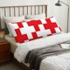 thumbnail image 4 of Balery Red Cross 1 Funda Protectora para Almohada Corporal de Algodón Hipoalergénico con Cierre(55 x 21 pulgadas), Almohadas No Incluidas, 4 of 7