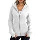 thumbnail image 1 of Sudaderas con Capucha y Cremallera para Mujer, Chaquetas de Forro , Sudaderas de Gran Tamaño, Conjuntos de Moda de Otoño, Suéteres, Ropa de Invierno. M, 1 of 10