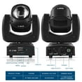 thumbnail image 2 of 100W LED Beam 4in1 RGBW Moving Head DMX Stage Light Disco Wedding Spotlight Show 4 Pcs, 2 of 6