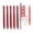 Red, variant on Solivara Fine Point Black Gel Pens 0.5mm Non Frosted Grip For Note Taking And Journaling(Red,5.79*0.39in)
