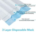 thumbnail image 2 of Nidy 50 Pack Disposable Kids Face Mask, Child Size, 3 Ply, Ear Loop, 2 of 4