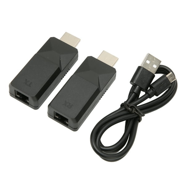 Extensor de interfaz multimedia HD 1080P 164 pies Cable Ethernet único sin pérdida Amplificador de señal Transmisor Receptor