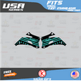 thumbnail image 3 of Kalair GFX Graphics Kit for Yamaha YZ250F (2006-2007) Usa Series, 3 of 5