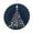 Pattern-5, variant on Christmas Ornaments Watercolor Bird Custom 3" Ceramic 2025 Xmas Ornament Christmas Ornaments for Christmas Tree Decorations Chickadee Bird with Pine Cone Ceramic Christmas Ornament