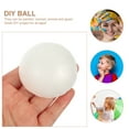 thumbnail image 6 of Eease 100pcs Smooth Round Polystyrene Hollow Balls for DIY Craft Wedding Decor 5cm, 6 of 6