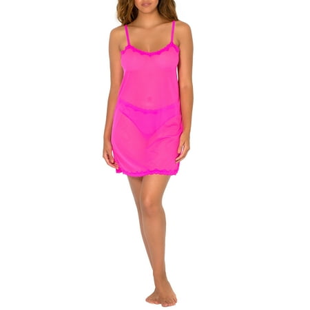 Smart & Sexy Sheer Lace and Mesh Chemise Lingerie