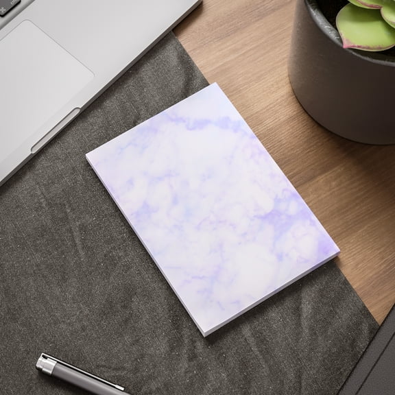 Purple Marble Post-it® Note Pad