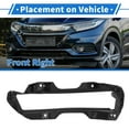 thumbnail image 3 of Parrilla de Luz Antiniebla Frontal Derecha No.71107T7AJ10 Cubiertas de Luz Antiniebla Inferior del Parachoques para Honda HRV 2019-2021 Negro ABS 1 Pc, 3 of 6