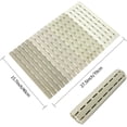 thumbnail image 2 of Shower Mat Non Slip Bathtub Mat, Anti Slip Bath Mat for Tub, Shower Floor Mat Non Slip with Drain Hole and Large Suction Cups , 27.5 * 15.7 Inch (GRADIENT BEIGE), 2 of 5