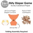 thumbnail image 5 of Big Dot of Happiness Baby Neutral - Baby Shower Conversation Starter - 2-in-1 Dirty Diaper Game - Set of 24, 5 of 8