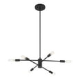 thumbnail image 4 of Lyrique 6-Light Chandelier in Matte Black, 4 of 4