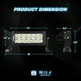 thumbnail image 4 of Nilight 7" 36W Spot LED Work Light Off Road LED Light Bar Driving Lights With Off Road Wiring Harness, 2 Years Warranty, 4 of 13