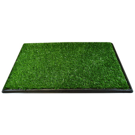Dog Pee Turf Bathroom Relief System Durable Weather Proof, Synthetic Grass, Housebreaking, Portable, Easy to Clean, Non-Toxic, Perfect for Indoor & Outdoor (20 x 25 inches - 3