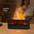 thumbnail image 2 of Colorful Flame Fireplace Aroma Diffuser, 7-Color LED Essential Oil Diffuser with Ultrasonic Humidifier, Flame Effect Aromatherapy Diffuser Safe Auto Shut-Off, 2 of 9