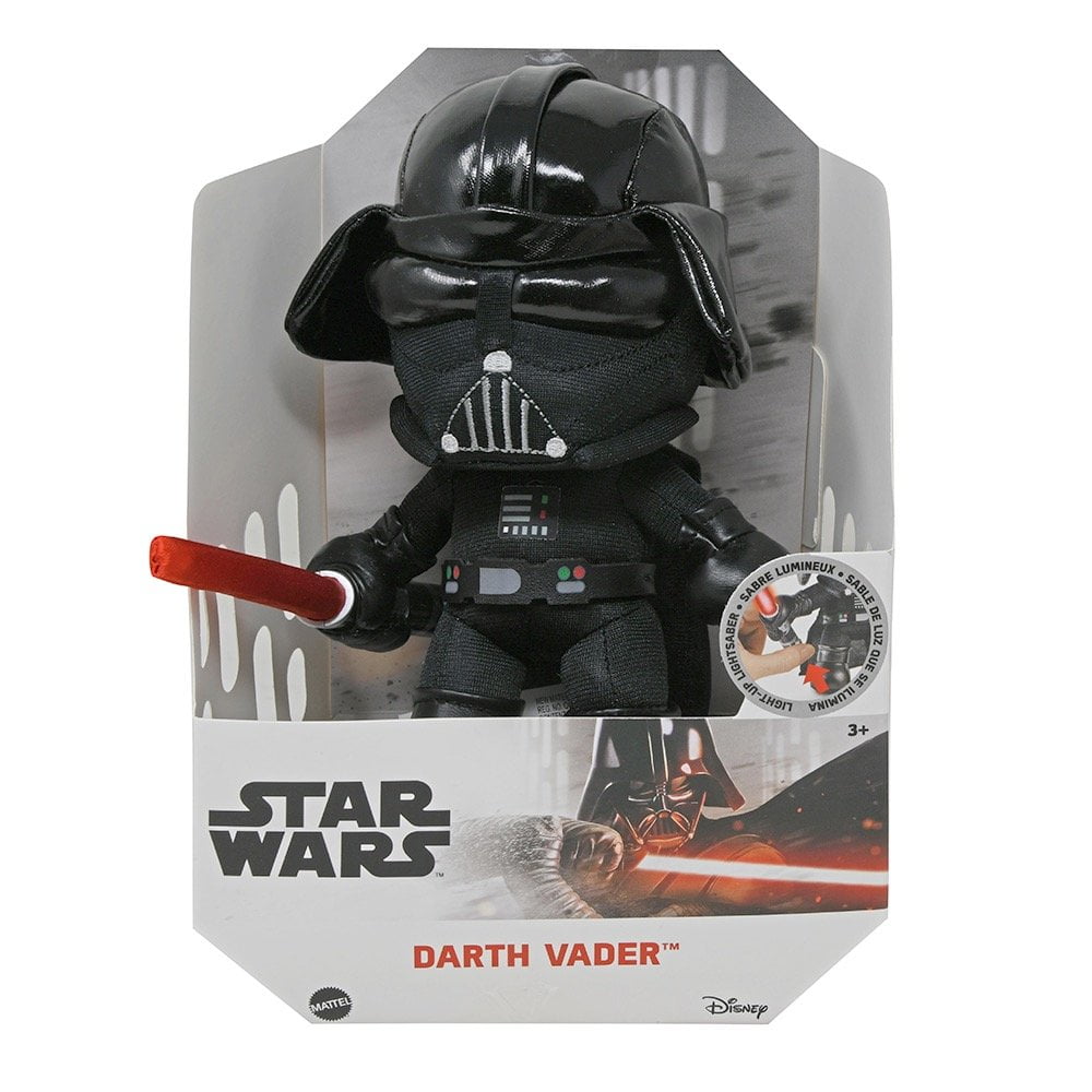 Mattel Star Wars Plush Characters Collectible Gift for Movie Fans and Kids Age 3 Years and Older 7.5-in Soft 