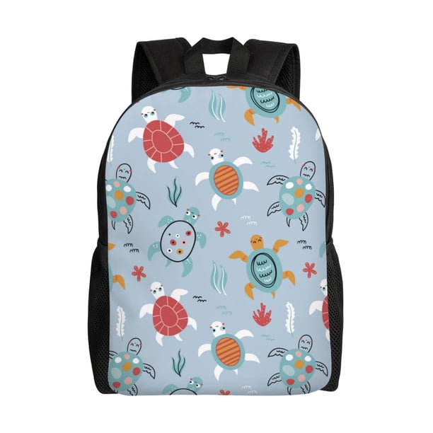 Balery Sea Turtle Mochila - Mochila Estilosa y Duradera para Laptop de 15 Pulgadas con Tela Oxford Impermeable