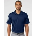 thumbnail image 1 of Adidas Mens Floating 3-Stripes Polo, S, Team Navy BlueWhite, 1 of 1