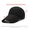 thumbnail image 3 of Women's Lightweight Wide Brim Baseball Cap, Thin UPF Sun Hat with Extended Visor, Adjustable for Running, Cycling, and Outdoor Summer Activities-Khaki, 3 of 9